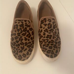 UGG Leopard Print Slip-On Sneakers